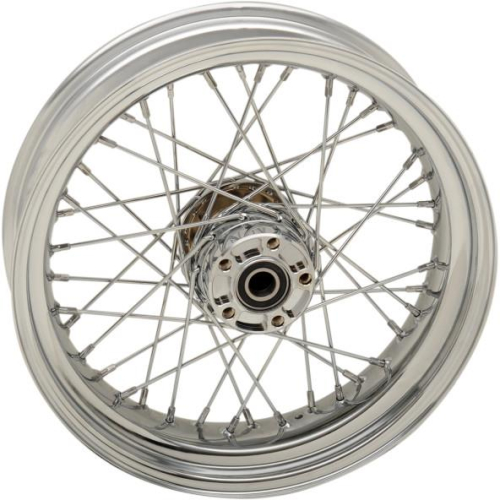 Drag Specialties - Drag Specialties Laced 40 Spoke Rear Wheel - 17x4.5 - Chrome - 64409