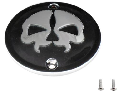 Drag Specialties - Drag Specialties Split Skull Points Cover - Black - 78042BB2