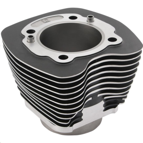 Drag Specialties - Drag Specialties Replacement Cylinders - 3.875in. Bore - Black/Highlighted Fins - 88461