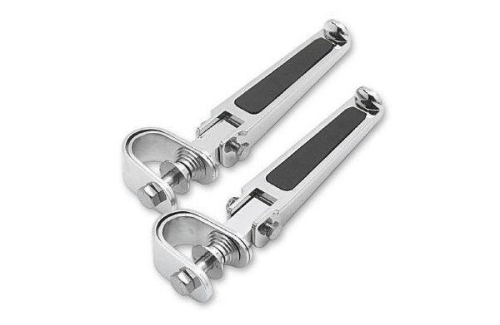 Drag Specialties - Drag Specialties Foot Pegs with Rubber Inlay - Bolt-on (5/16in. Mount Bolts) - 1904-6452