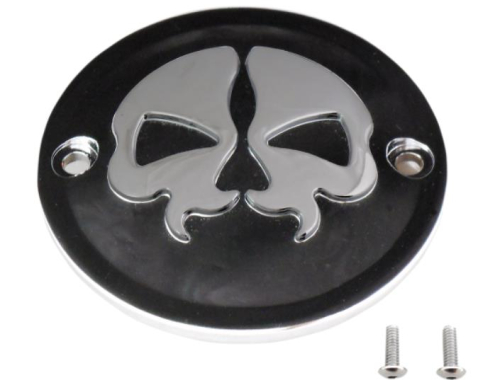 Drag Specialties - Drag Specialties Split Skull Points Cover - Black - 77525DB2