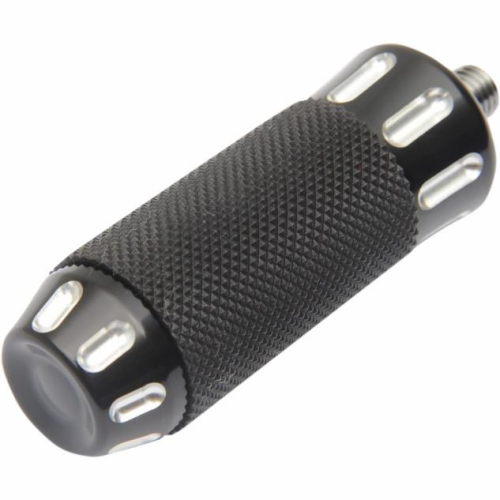 Drag Specialties - Drag Specialties Cobra Brake/Shift Toe Peg - Black/Clear Cuts - 354129