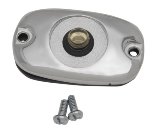 Drag Specialties - Drag Specialties Rear Brake Master Cylinder Cover Kit - 76290B1