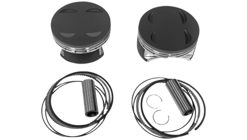 Revolution Performance - Revolution Performance Monster Big Bore Piston Kit (139in. Flat Top) - Bore 4-1/2in. - Stroke 4-3/8in. - 11.1:1 Compression - RP301-600