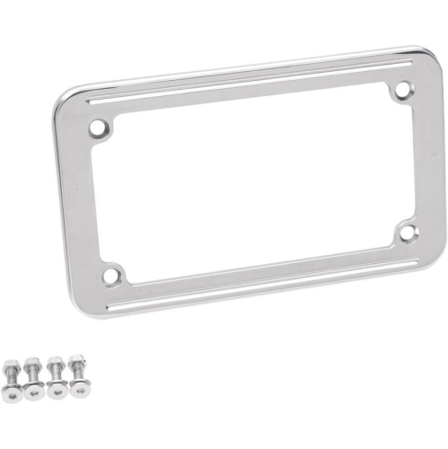 Drag Specialties - Drag Specialties Chrome License Plate Frame - 2030-0214