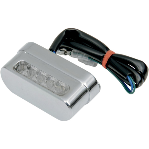 Drag Specialties - Drag Specialties Universal LED License Plate Light - Chrome - 2030-0579