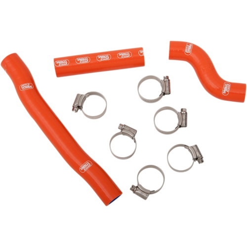 Moose Racing - Moose Racing Race Fit Radiator Hose Kit - 3 - Orange - MBU-KTM-88-OR