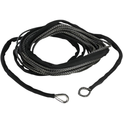 Moose Offroad - Moose Offroad Synthetic Winch Cable - 3/16in. x 50ft. - Black - 4505-0615