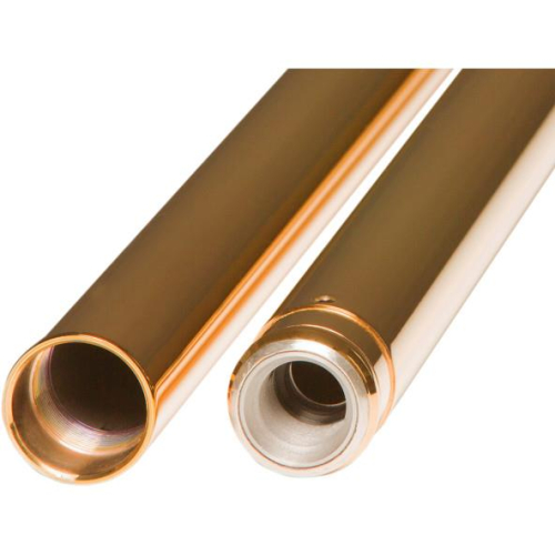 Custom Cycle - Custom Cycle 49mm Gold Fork Tubes - 29.50in. - T 2015TIN