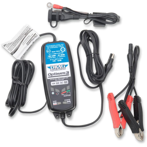 Drag Specialties - Drag Specialties OptiMate 3 Global Battery Charger - TM-443