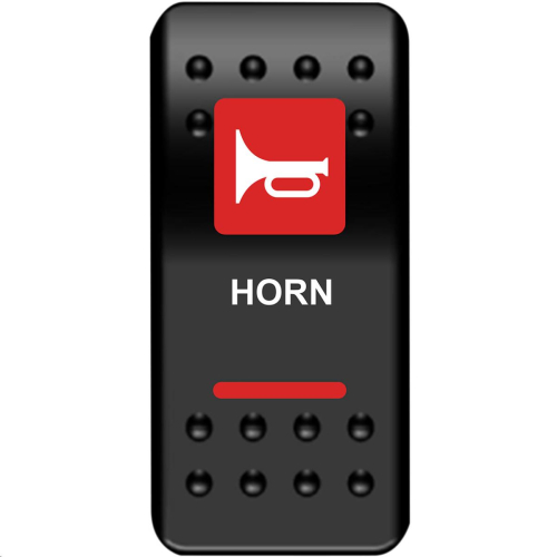 Moose Utility - Moose Utility Horn Rocker Switch - Red - HRN-PWR-R