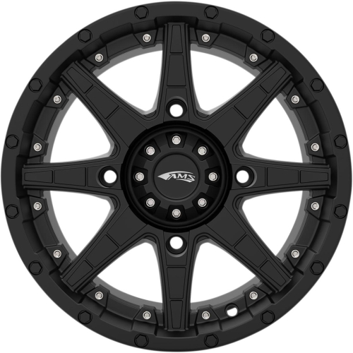 AMS - AMS Roll N 105 Cast Aluminum Front/Rear Wheel - 14x7 - 4/110 - 4749-046AS