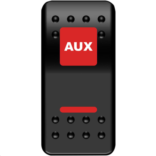 Moose Utility - Moose Utility Auxiliary Rocker Switch - AUX-PWR-R