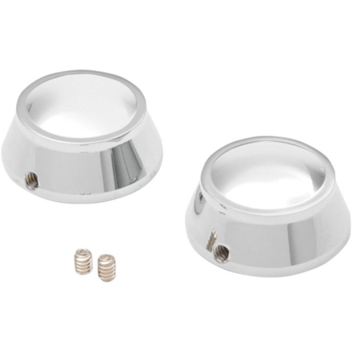 Drag Specialties - Drag Specialties Swingarm Pivot Bolt Covers - Chrome - 1303-0200