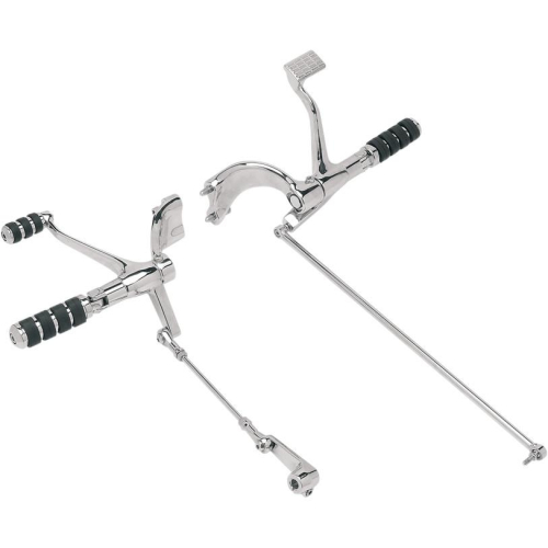 Drag Specialties - Drag Specialties Sportster Forward Control Kit - Standard - Chrome - 1622-0140