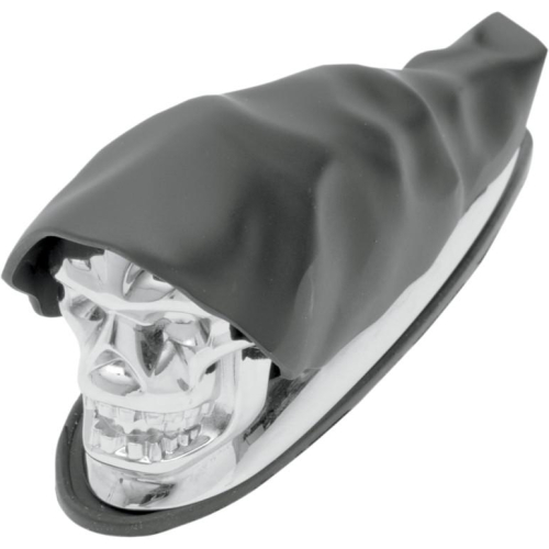 Drag Specialties - Drag Specialties Shrouded Skull Fender Ornament - 1405-0158
