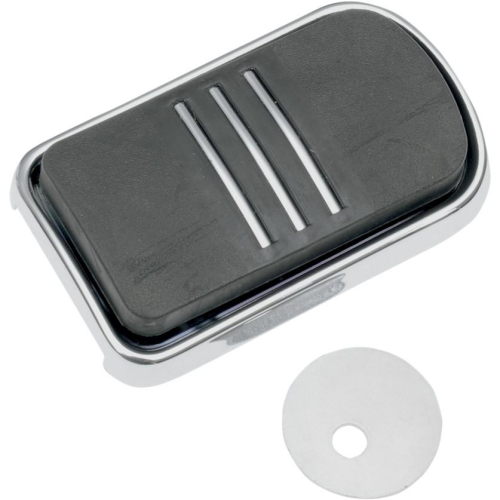 Drag Specialties - Drag Specialties Streamline Brake Pedal Pad - Chrome - 1611-0032