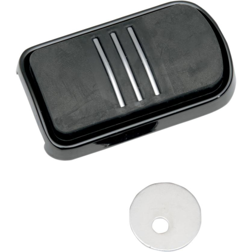 Drag Specialties - Drag Specialties Streamline Brake Pedal Pad - Black - 1611-0033
