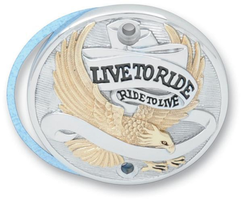 Drag Specialties - Drag Specialties Live to Ride Points Cover - Gold - 0940-0844