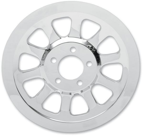 Drag Specialties - Drag Specialties Chrome Outer Rear Pulley Insert - 1201-0443