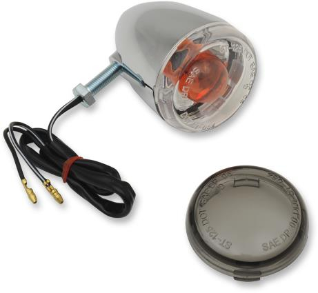 Drag Specialties - Drag Specialties DOT-Compliant Rear Turn Signal - Chrome - 12-0232RC/M