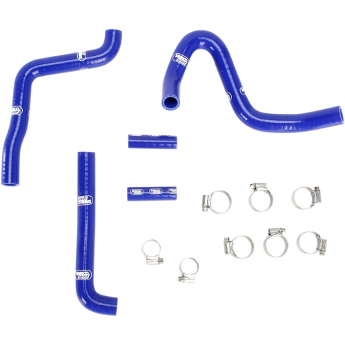 Moose Racing - Moose Racing Radiator Hose/Clamp Kit  - Blue - MBU-KAW-16-BL