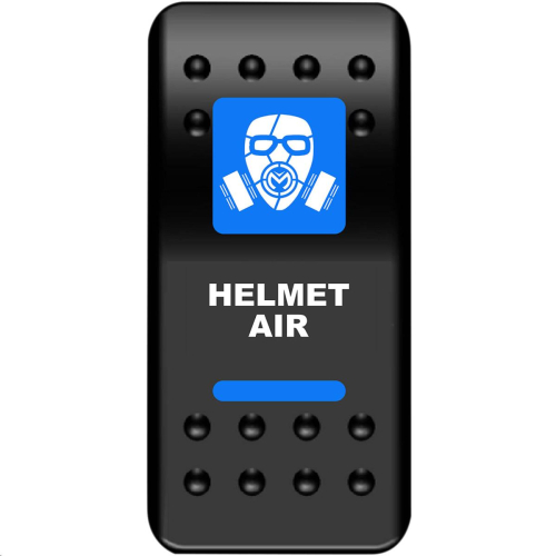 Moose Utility - Moose Utility Helmet Air Rocker Switch - Blue - HMT-PWR