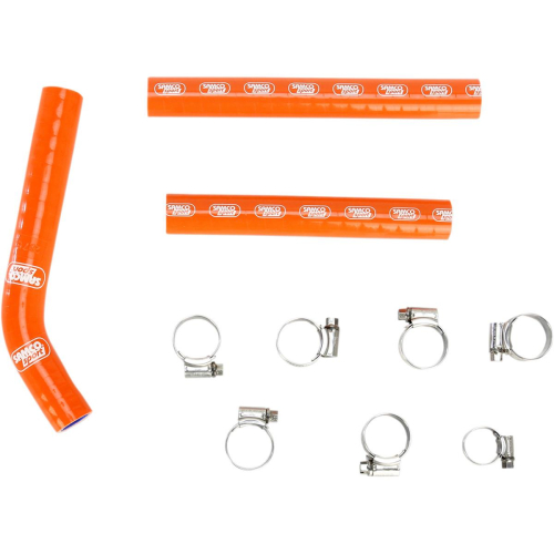 Moose Racing - Moose Racing Radiator Hose/Clamp Kit  - Orange (Thermostat Bypass) - MBU-KTM-52-OR