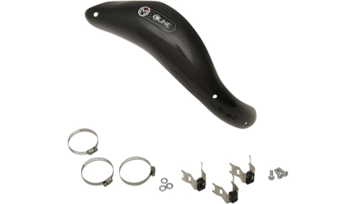 Moose Racing - Moose Racing Pipe Guard by E Line for 4-Stroke Exhaust - Stock - MPG45015F
