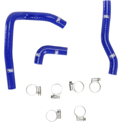 Moose Racing - Moose Racing Radiator Hose/Clamp Kit  - Blue - MBU-SUZ-50-BL