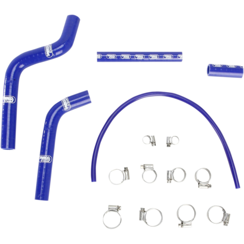 Moose Racing - Moose Racing Radiator Hose/Clamp Kit  - Blue - MBU-YAM-30-BL
