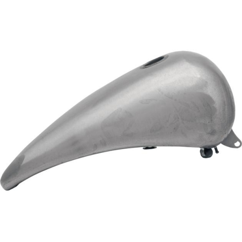 Drag Specialties - Drag Specialties Dash Style One-Piece Gas Tank  w/ Fuel Gauge Bung & Single Screw-In Cap - 2in. Extended - 1914-1814
