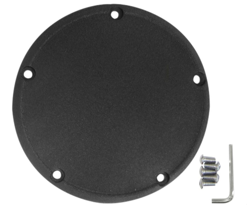 Drag Specialties - Drag Specialties Derby Cover - Wrinkle Black - 1107-0362