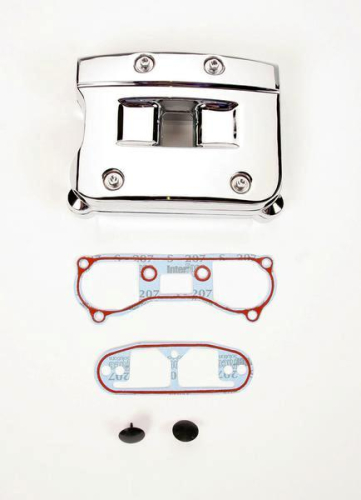 Drag Specialties - Drag Specialties Rocker Box Kit - Chrome - DS-376513
