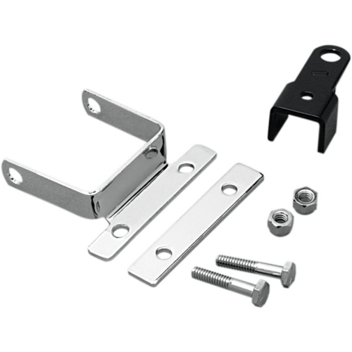 Drag Specialties - Drag Specialties Ignition Relocation Kit for QuickBob Extended Smooth-Top Rubber-Mount Gas Tank - DS-390077