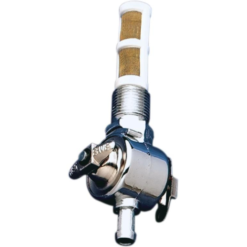 Drag Specialties - Drag Specialties Petcock  - Straight x 5/16in. Rib Spigot - Chrome - DS-390214