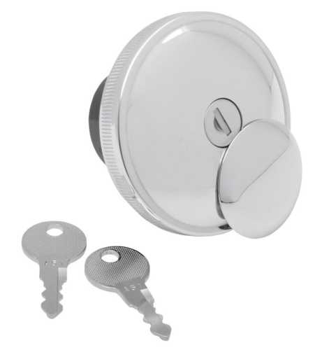 Drag Specialties - Drag Specialties Screw-In Locking Gas Cap - Non-Vented - 0703-0229