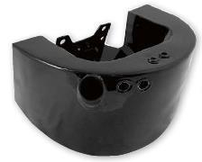 Drag Specialties - Drag Specialties Oil Tank - Side Fill - Black - 0710-0161