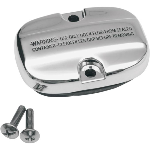 Drag Specialties - Drag Specialties Rear Master Cylinder Cover - Chrome - 1731-0190