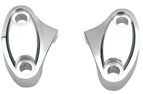 Drag Specialties - Drag Specialties Handlebar Riser Clamps - Chrome - 1803-7506
