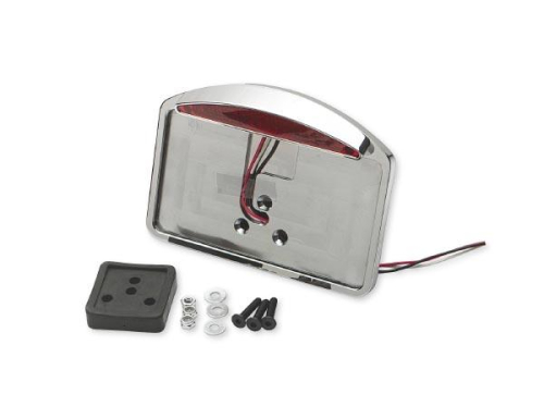 Drag Specialties - Drag Specialties LED Light with License Backing Plate - 0906-6040