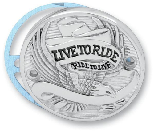 Drag Specialties - Drag Specialties Live to Ride Points Cover - Chrome - 0940-0839