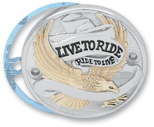 Drag Specialties - Drag Specialties Live to Ride Points Cover - Gold - 0940-0840
