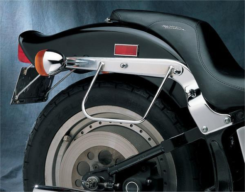 Drag Specialties - Drag Specialties Chrome Saddlebag Support Brackets - DS-110846