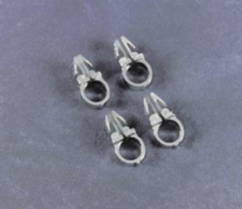 Drag Specialties - Drag Specialties Handlebar Wiring Clips - 1/2in ID - DS-272334