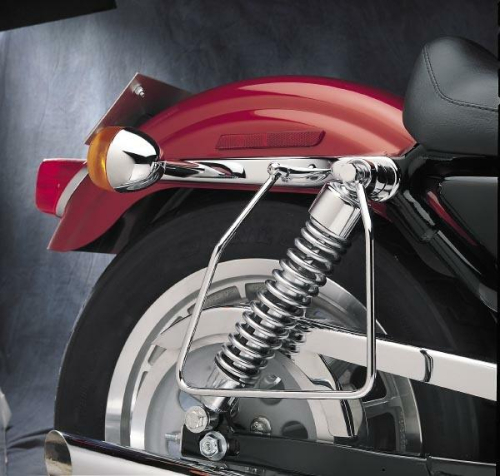 Drag Specialties - Drag Specialties Chrome Saddlebag Support Brackets - DS-110852