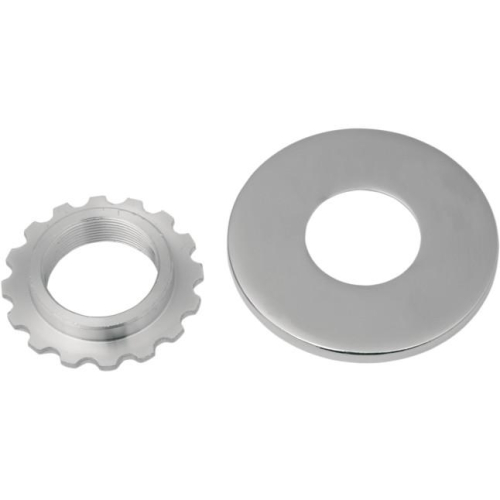 Drag Specialties - Drag Specialties Steering Stem Bearing Adjusting Nut - Chrome - DS-222776