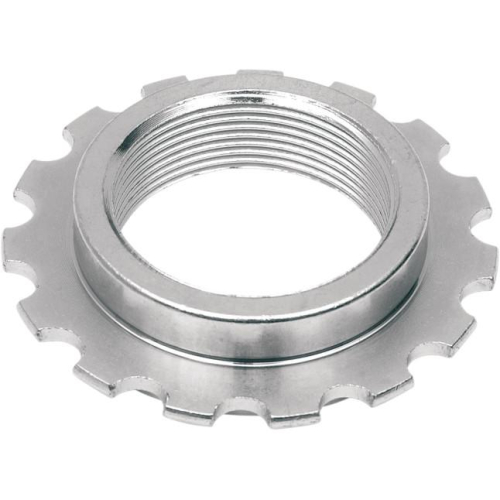 Drag Specialties - Drag Specialties Steering Stem Bearing Adjusting Nut - Zinc - DS-222777