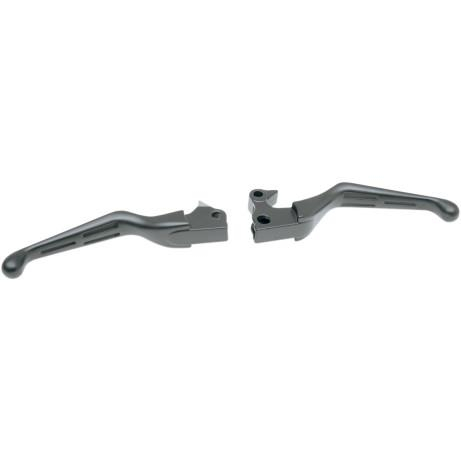 Drag Specialties - Drag Specialties Brake Lever for Slotted Wide Blade Lever Set - Matte Black - H07-0605MB-B