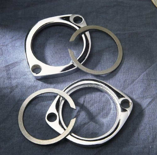 Drag Specialties - Drag Specialties Exhaust Flange Kit - Chrome - DS-203097